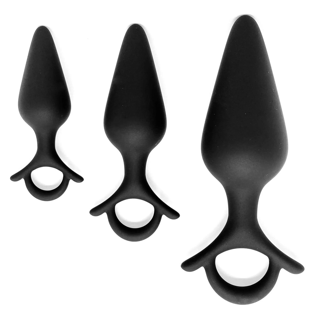 Safety Loop Silicone Butt Plug Kit