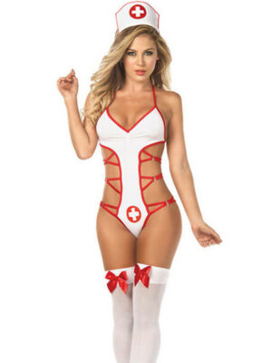Hot Hollowed-out Nurse Costumes Sexy Lingeries