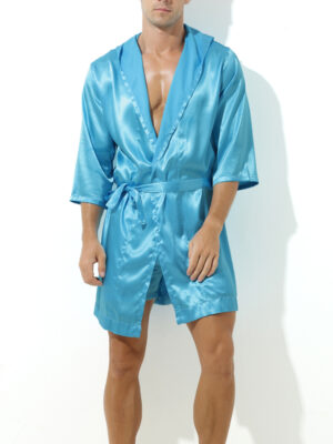 Sexy Bandaged Relaxed Bathrobe For Men