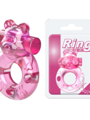 Vibrating Bear Cock Ring