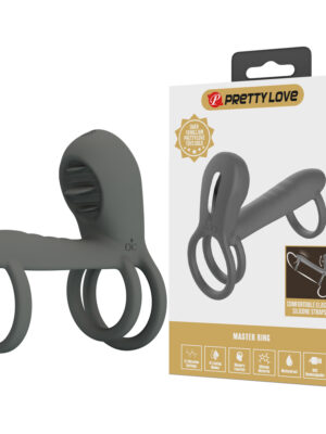 Rechargeable Memorable Vibrating Licking Cock Ring