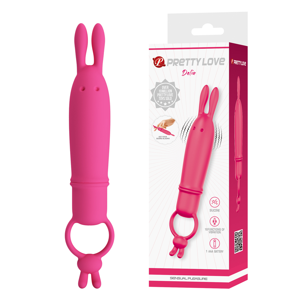 Silicone Bunny Clitoris Vibrator