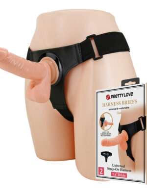 7.4" Dildo Universal Strap On Harness