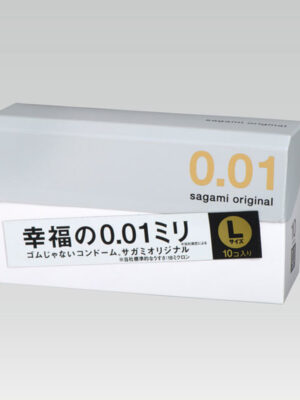 10pcs Size L Sagami Original 001 (SHIP BE SEA ONLY)