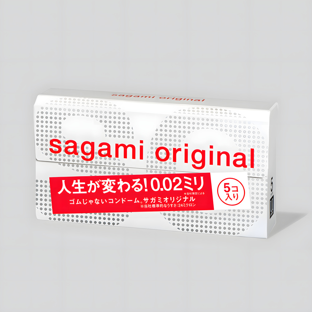 5pcs Size M Sagami Original 002 (SHIP BE SEA ONLY)