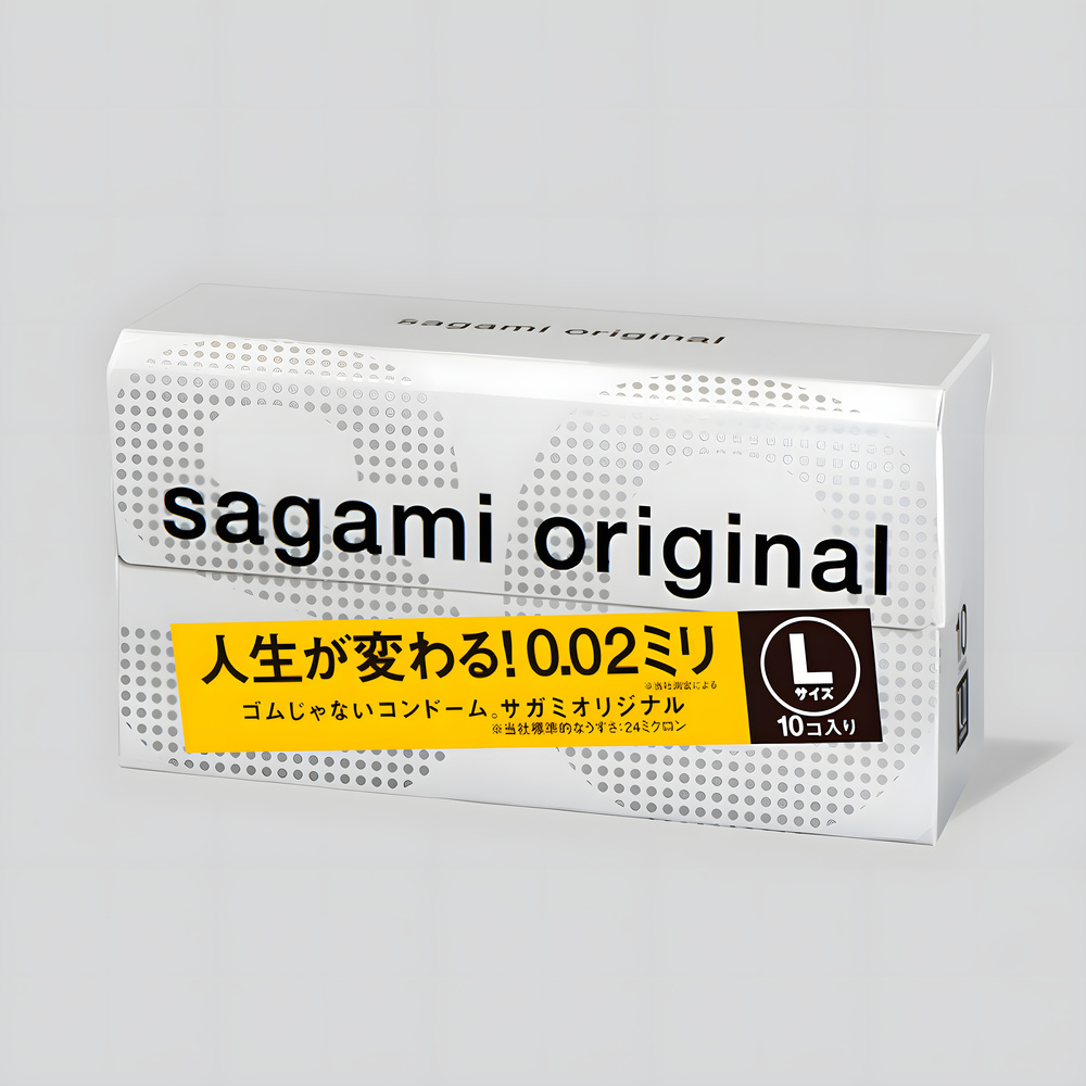 10pcs Size L Sagami Original 002 (SHIP BE SEA ONLY)