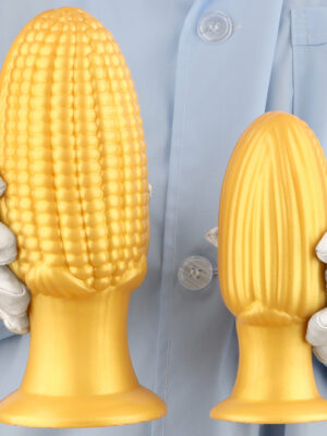 Corn Huge Butt Plug - Silicone