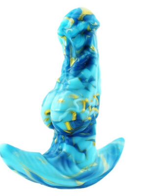 Blue Ocean Knotted Dildo Prostate Plug
