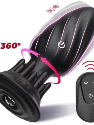 Spiral Rotating Butt Plug