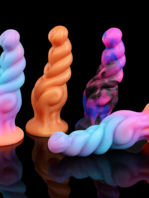 Colorful Silicone Seahorse Butt Plug