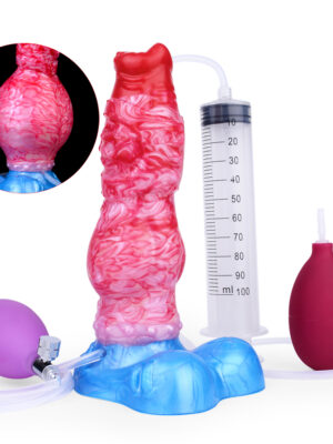 Squirting & Inflatable Monster Dildo - F