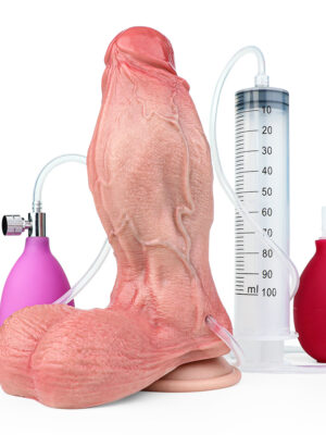 Squirting Inflatable Realistic Skin Lifelike Dildo