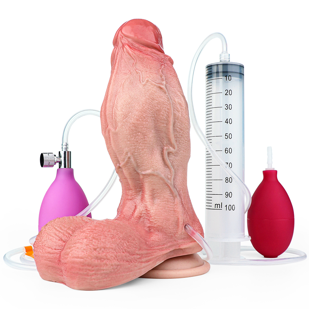Squirting Inflatable Realistic Skin Lifelike Dildo
