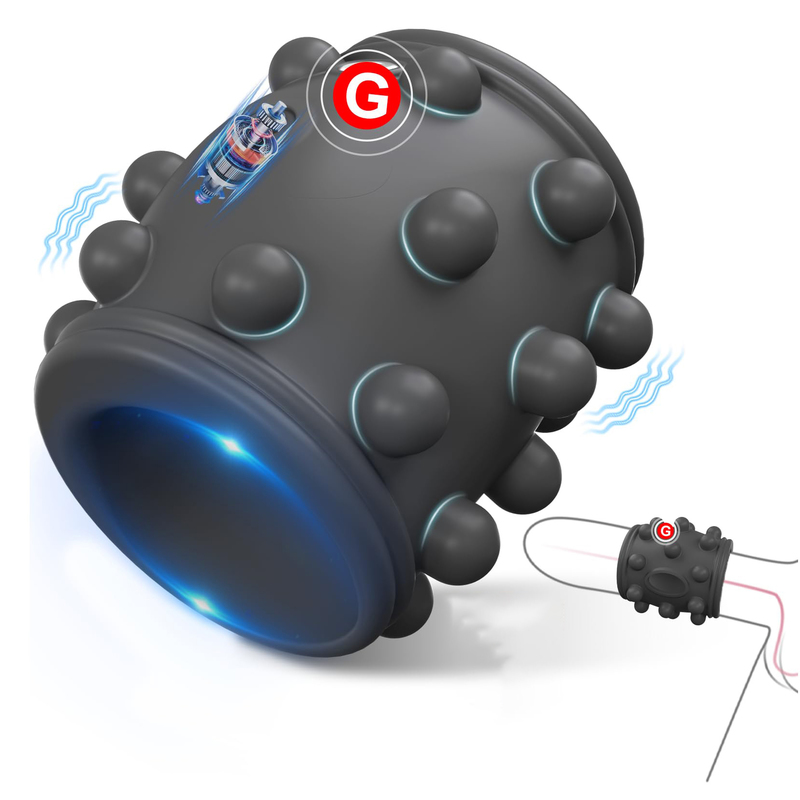 Girth Enhancer Vibrating Penis Sleeve