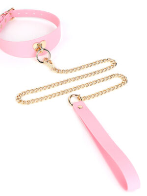 Barbie Pink Leather Neck Collar