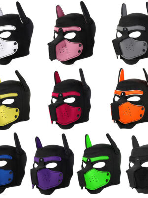 Unisex Full Face Pup Hood