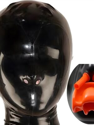 Latex Silicone Gag & Nasal Tube Mask