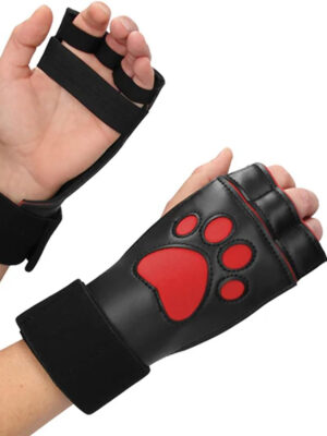 Puppy Play Paw Cut-Out Gloves