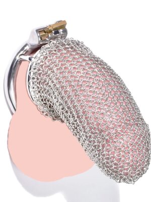 Metal Chastity Cage Mesh Male Locks Devices
