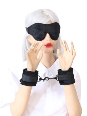 Bondage Velvet Handcuff Set