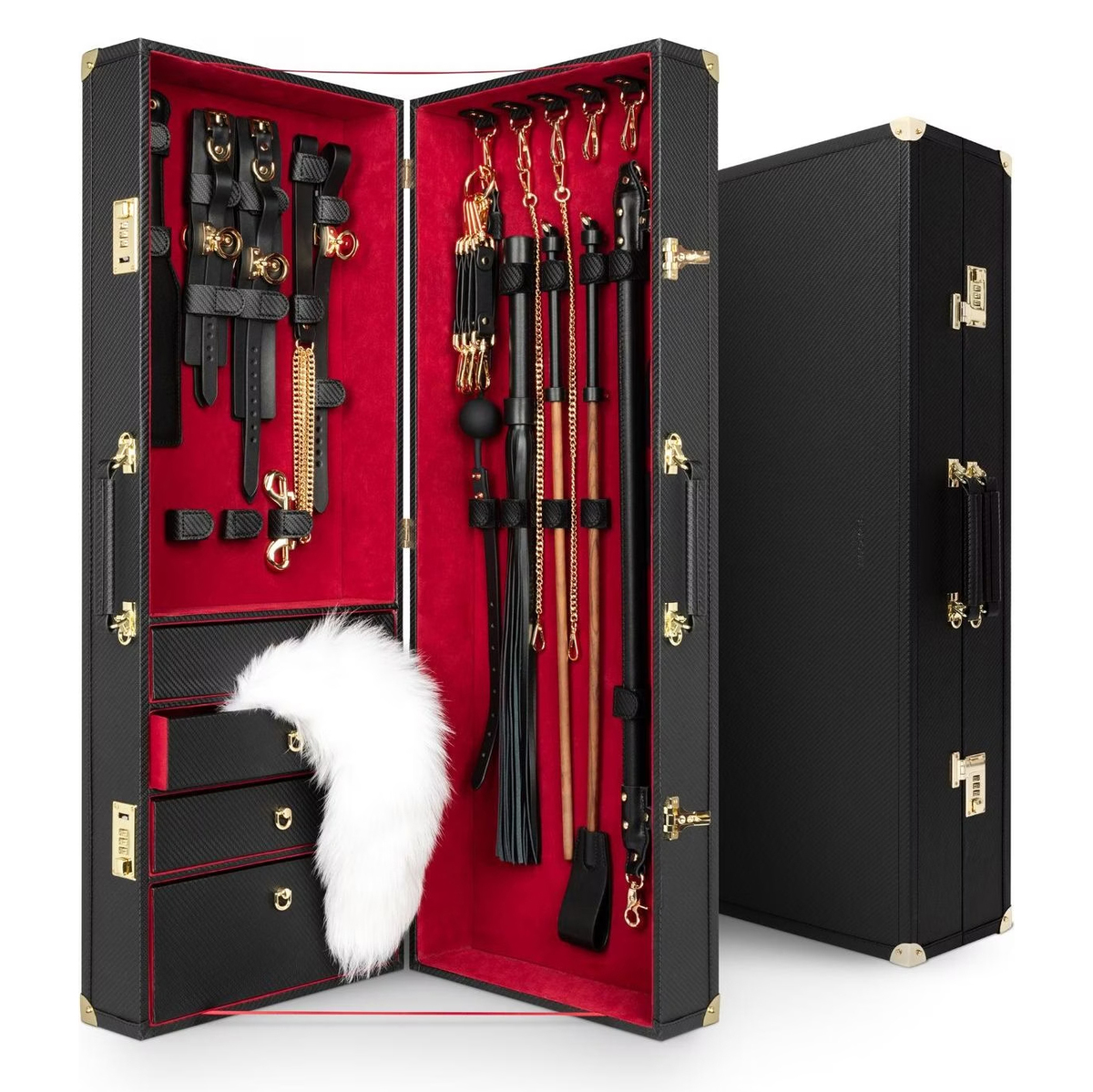 Luxury Bondage Locking Storage Sade Trunk